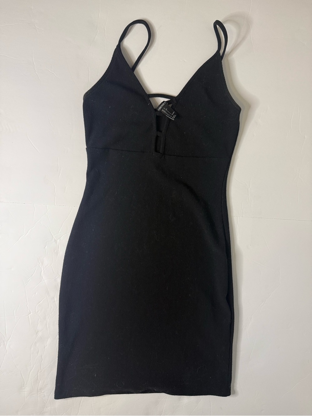 Forever 21 Black Spaghetti Strap Mini Dress